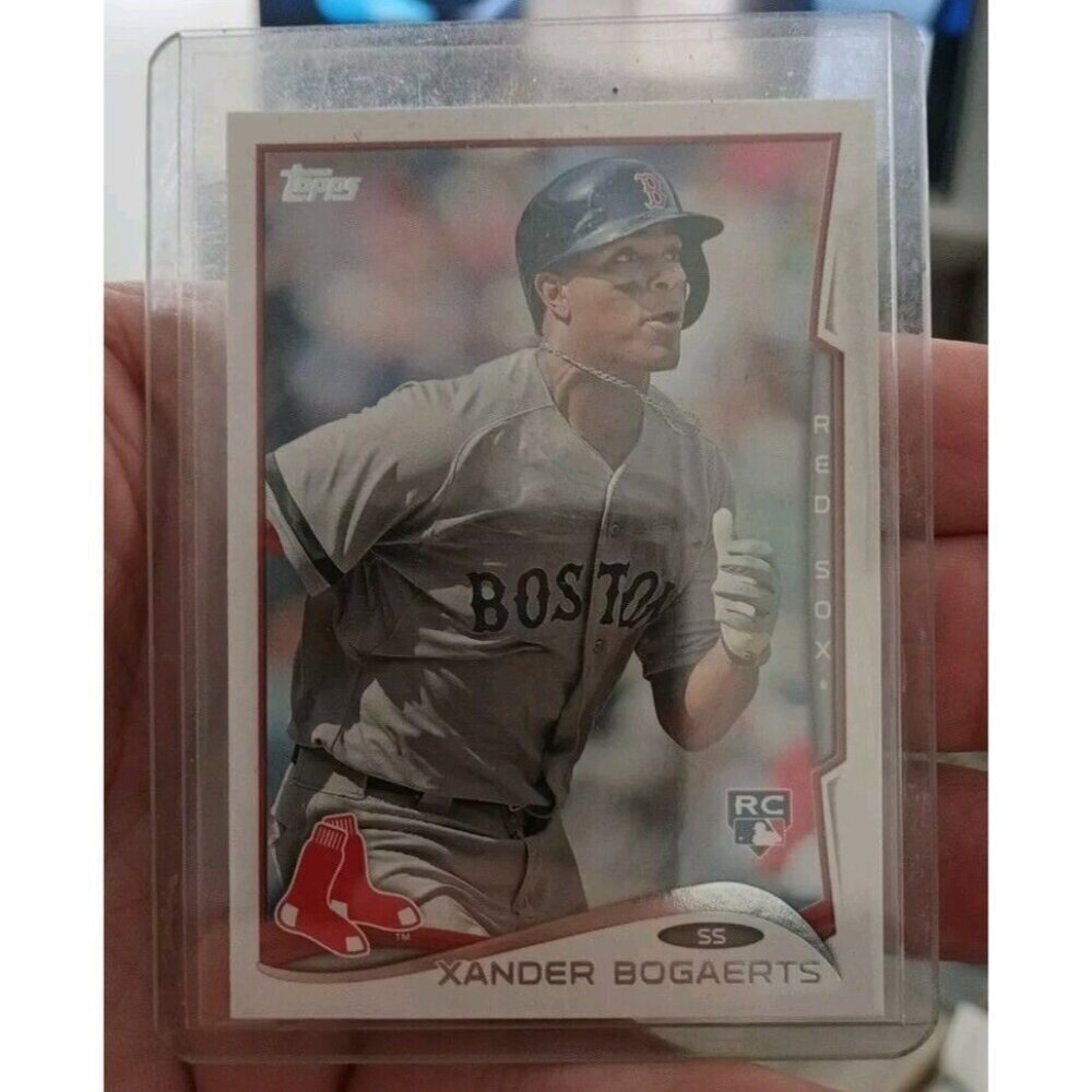 Xander Bogaerts 2014 Topps Factory Set 133 Boston Red Sox gray jersey variation